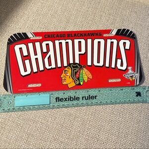 Chicago Blackhawks Champions License Plate